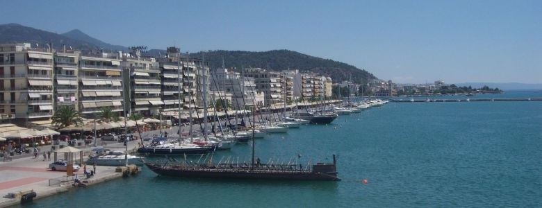 Volos City Seafront - Yachts and cafes and bars